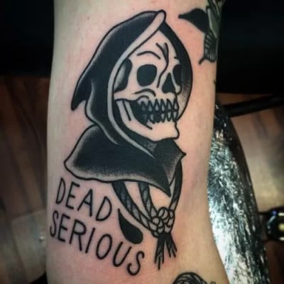 tatuaggi old school bianco e nero