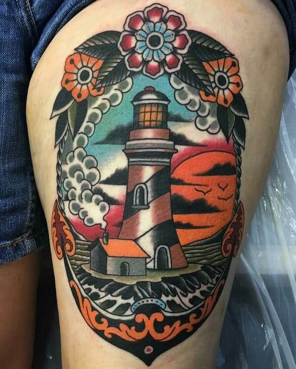 tatuaggi old school per lui